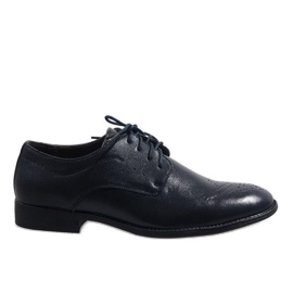 Elegante marineblå sko D181502B