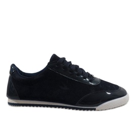 Marineblå herresneakers JX-22 sort
