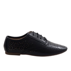 Oxford sorte openwork jazz sko 3