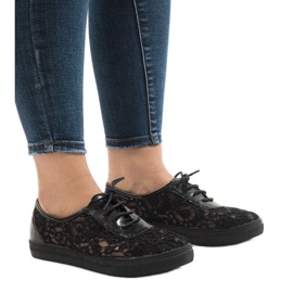 HC235 sorte blonder sneakers