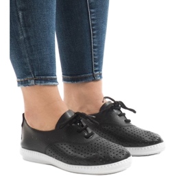 Sorte openwork sneakers HR61116