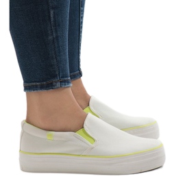 Hvide sneakers platform GF-41