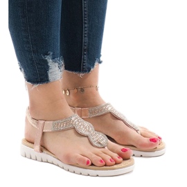 S11 pyntede lyserøde sandaler