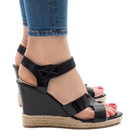 Sorte kile sandaler LWF-5H5670