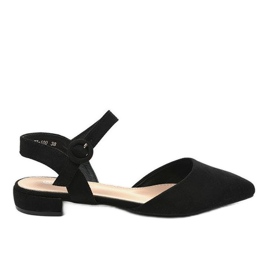 Sort 77-100 ballerina sandaler
