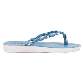 Seastar Blå flettede flip-flops