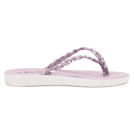 Seastar Violet flettede flip-flops