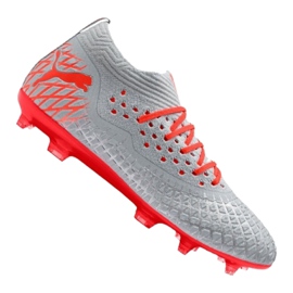 Puma Future 4.2 Netfit Fg / Ag M 105611-01 fodboldstøvler flerfarvet grå