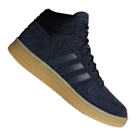 Basketballsko adidas Hoops 2.0 Mid M F34798 marineblå marineblå