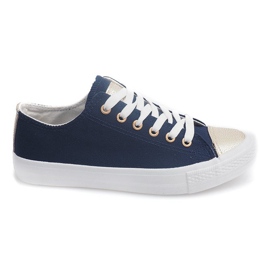 Marineblå kvinders sneakers TL13 marine blå