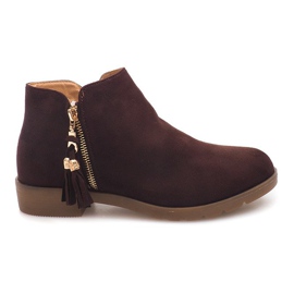 Ruskind støvletter Jodhpur 8565 brun