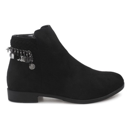 Suede LL113 sorte støvler