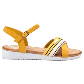 Bello Star Sandaler med spænde gul