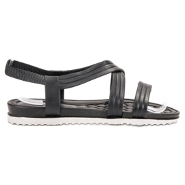 SHELOVET Slip-on gummisandaler sort
