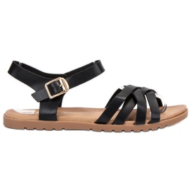 BLESS Klassiske sorte sandaler