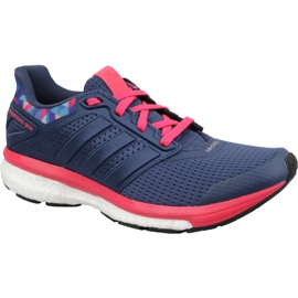 Adidas Supernova Glide 8 Gfx W AQ5059 sko marine blå