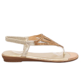 Guld flip-flops M03 Guld gylden
