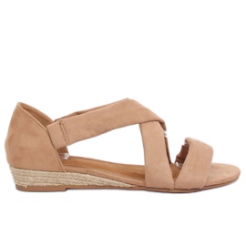 Sandaler espadrilles beige 9R72 Khaki