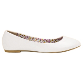 SHELOVET Casual Ballerinas hvid