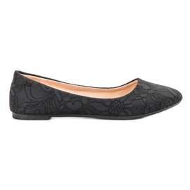 SHELOVET Ballerina med blonde sort