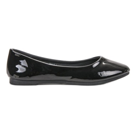 Lakeret VICES ballerinaer sort