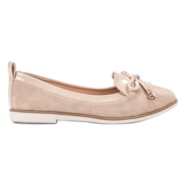 SDS Stilfuld Beige Ballerina