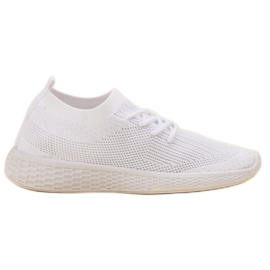 SHELOVET Slip-on sportssko hvid