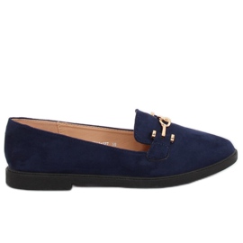 Kvinder loafers marineblå 1631-127 D. Blå marine blå