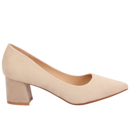 Højhælede pumps beige KJ-10 Beige