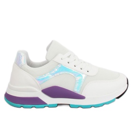 Hvide PP-46 Hvide sportssko flerfarvet