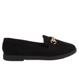Sorte kvinders loafers 1631-123 Sort
