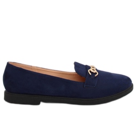 Kvinder loafers marineblå 1631-123 D. Blå marine blå