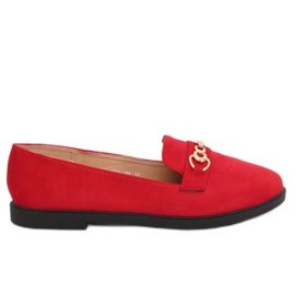 Røde kvinders loafers 1631-123 Rød