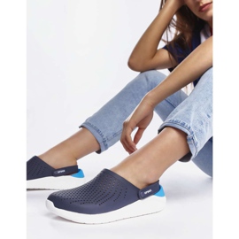 Crocs Literide Clog 462 Navy White flerfarvet
