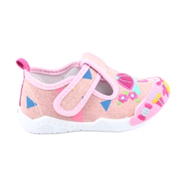 American Club sneakers læderindsats TEN30 pink brun blå lyserød