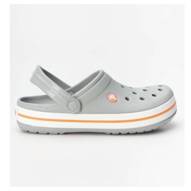 Crocs Krokbånd 0FL Lysegrå Bright Coral flerfarvet
