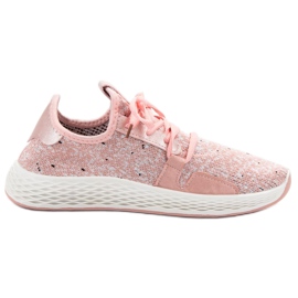 SHELOVET Slip-on sportssko lyserød