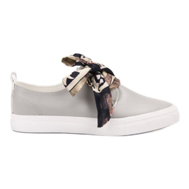 Seastar Stilfulde sneakers bundet med et bånd grå