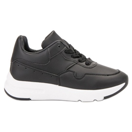 SHELOVET Sorte sneakers