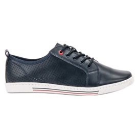 Filippo Læder brogues marine blå