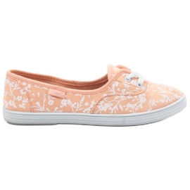 Sneakers med VICES mønster hvid orange
