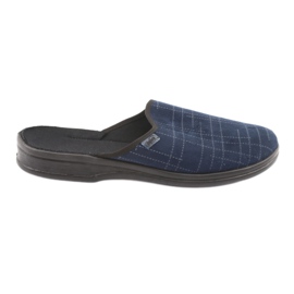 Befado herresko pu 089M409 sort marine blå