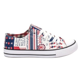 SHELOVET Sneakers med mønster flerfarvet