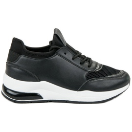 Ideal Shoes Sportssko til kvinder sort