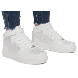 Hvide High Force One sneakers flerfarvet
