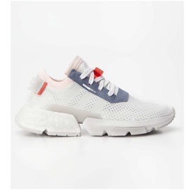 Adidas Pod S3 1 J 750 Fodtøj Hvid Fodtøj Hvid Grå En flerfarvet
