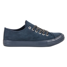 McKey Komfortable marineblå sneakers marine blå