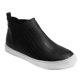 High Wedge Sneakers Creepers 5773 Sort