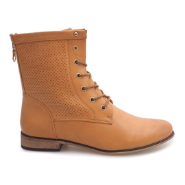 Åbne støvler 122-35 Camel brun