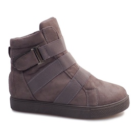 Sneakers With Elastics XY-297 Grå